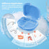 Orthodontic Retainer Case with Vent Holes - Mouthguard Container with Hinged Lid for Office, Travel, Household