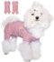 TONY HOBY Dog Pajamas, Recovery Suit for Small Medium Dogs After Surgery, Bean Pink, Size S