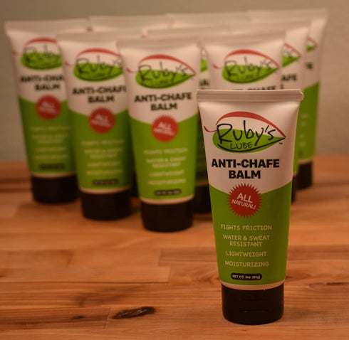 Ruby's Lube Anti-Chafing Balm | All-Natural, Handmade in Boulder, CO | 3oz Tube | Sweat & Water Resistant