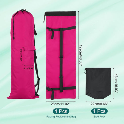 PATIKIL Foldable Camp Chair Replacement Bag, Camping Chairs Folding Chair Carry Bag with Adjustable Shoulder Strap