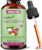 Milk Thistle Liver Support for Dogs, Detox and Hepatic Support with Wild Alaskan Salmon Oil & Curcumin, 2 Oz