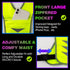 Reflective Running Vest Gear, Safety Reflective Vest for Women and Men, Walking, Running, Cycling at Night
