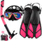 Snorkeling Gear for Adults with Fins Scuba Diving Gear Adult Professional Travel