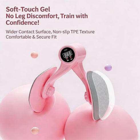 35 LBS Pelvic Floor Exercise Devices, Tension Value, Inner Thigh Exerciser, Thigh Trainer for Women & Men, Home Fitness