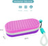 Swim Goggle Case for Swimming Goggles, Silicone Protective Cases with Drain Hole and Lanyard