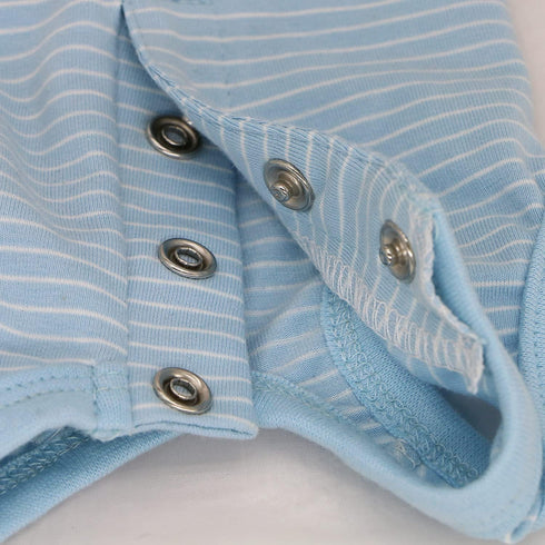 LOPHIPETS Girl Dog Shirts Recovery Suit Pajamas for Small Teacup Dogs, Cambridge Blue Strips/XXS