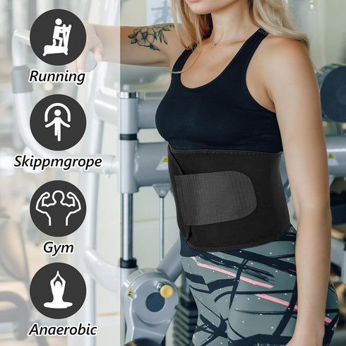Ymapinc 30-34 inches) Sweat Band for Women Belly Fat, Belly Band, Gym Sweat Waist Trainer for Stomach Weight Loss