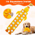 Mihachi Dog Squeaky Toys - 16 Squeakers for Aggressive Chewers, Tug of War Toy for Small, Medium, Large Breeds