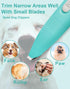 Dog Grooming Clippers, Paw Trimmer with Detachable Ceramic Blade for Small Areas, Low Noise Grooming Shaver for Cats
