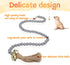3 Pcs Hanging Dog Bell for Door Potty Training Decorative Dog Door Bells Wooden Beads Adjustable Small Puppy Supplies for Pets Dogs Puppies Potty Training Accessories, 3 Colors
