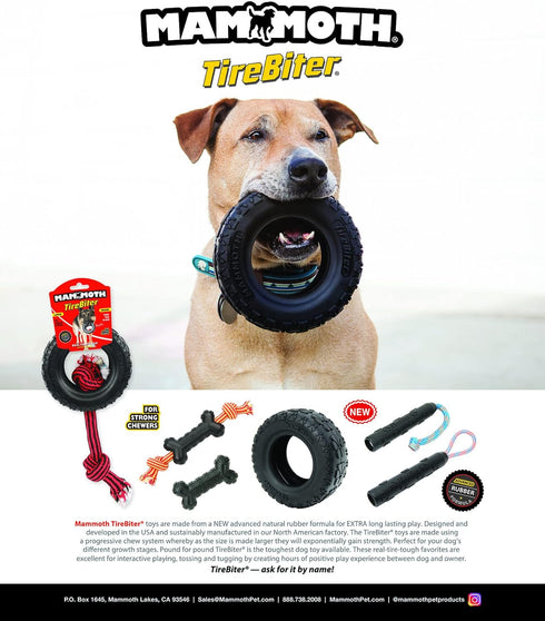 Mammoth Pet Products TireBiter Dog Toy II, 5 Inch, 43735008