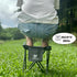 Opliy 2 Pack,13.5 Inch Camping Stool Portable Folding Stool for Outdoor Gardening and Beach Hiking Fishing,Foot Stool