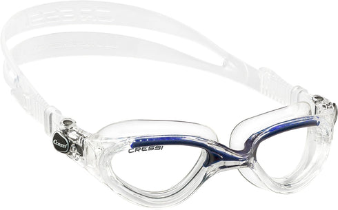 Swimming Cressi Adult Comfortable Silicone Goggles for Indoor Pool and Outdoor Use - Flash: Made in Italy
