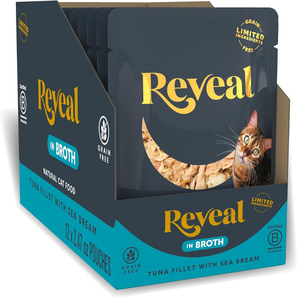 Reveal Natural Wet Cat Food, Limited and Natural Ingredients, Grain Free, High