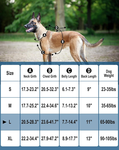 PETNANNY Tactical Dog Harness - Emotional Support Vest for Medium Large Dogs, No Pull, Molle Vest for Training (Pink, L)