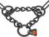 Herm Sprenger Black Stainless Steel Fur Saver Dog Collar, Long Link for Medium Large Dogs (24in, Neck Size 19-22 in)