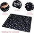 Dog Crate Mat (36" x 23") - Soft Bed Mat with Cute Prints, Personalized Anti-Slip Kennel Pad, Machine Washable