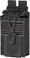 IronSeals Tactical Molle Adjustable Interphone Storage Bag, Outdoor Sports Radio Pouch for Two Ways Walkie-Talkie