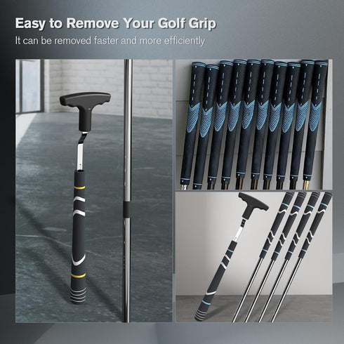 Golf Grip Removal Tool, V-Groove Grip Remover for Standard Length Golf Grips