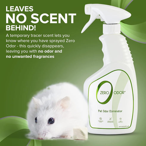 Zero Odor Pet Eliminator: Permanently Eliminate Air & Surface Odors, Best for Carpet, Furniture, Beds