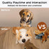 5 Nocciola Dog Squeaky Toys, PCS Crinkle Plush Dog Toys, No Stuffing Dog Toys for Small Medium Large Dogs, Stuffless