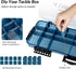 THKFISH Fishing Tackle Box 3700S, Floating Lure Box Storage Organizer with Adjustable Dividers, 2PC