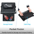 NATUREFISSION Non Metal Stadium Seat with Back and Lumbar Support and Padded Cushion Foldable and Portable Perfect