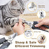 Generic Cats,8-in-One Set,Includes Set,Hair Pet Grooming Tools Kit for Dogs and Home Pet Grooming Safety Scissors