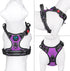 PHOEPET No Pull Dog Harness for Small Dogs, Reflective Adjustable Vest with Front Clip, 2 Metal Rings, Purple (S)