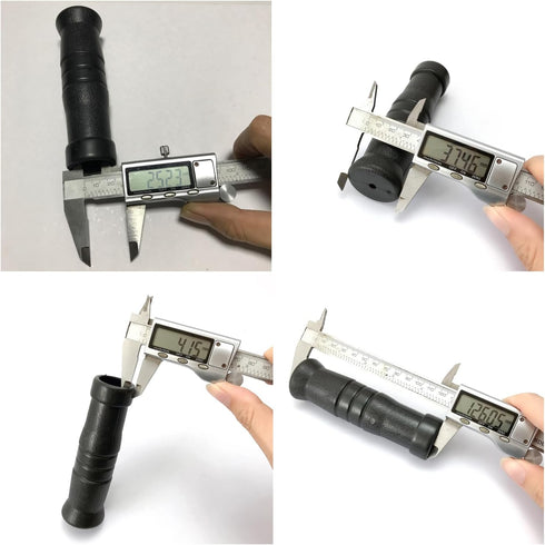 SquEqu 4 Pack LAT Pulldown Machine Straight Bar Grips Non-Slip Tricep Bar Rubber Grips for Fitness LAT and Lift Pulley