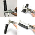 SquEqu 4 Pack LAT Pulldown Machine Straight Bar Grips Non-Slip Tricep Bar Rubber Grips for Fitness LAT and Lift Pulley