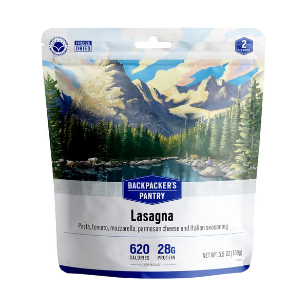 Backpacker's Pantry Lasagna - Freeze Dried Backpacking & Camping Food - Emergency
