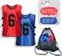 '-Set 12/Youth Sports Pinnies-Numbered Practice Vest Pennies for Soccer Basketball Jersey Bibs of Adults Team