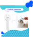 Self-Cleaning Cat and Dog Grooming Brush, Efficient Fur Removal, Ergonomic Design for All Coat Types (Gray)