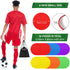 ZIECE 4inch 24/36/60 Poly Spot Markers Poly Spots for Gym Floor, Pcs Flat Cones Non-Slip Rubber Floor Dots Agility