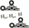 Inline Roller Speed Hockey Bearings Package - 16 Bearings & 8 Spacers Kit (ABEC 9, 7, 5 - Black)