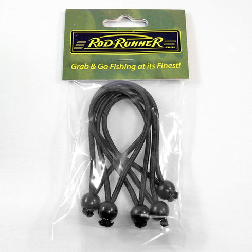 Rod-Runner Bungee Cords - Set of 5 Bungee Straps for Fishing Rod Racks