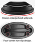 30pcs Bike Riser Trainer Stand with Reflective Stickers - Indoor Bicycle Stationary Front Wheel Block Plastic