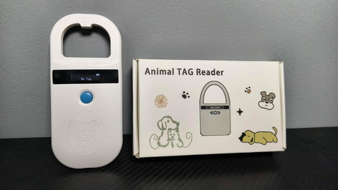JZLHGOFYTD ISO11784/85/FDX-B/EMID Reader,134.2kHz Dog/Cat/Pig(AR190A) Pet Microchip Scanner Animal Handheld Pet ID