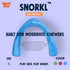 WEST PAW Seaflex Snorkl Dog Tug Chew Toy, 8.25" Large for Moderate Chewers, Made in USA