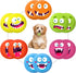 Hungdao 12 Pcs Squeaky Dog Toys Latex Rubber Squeaky Ball Smile Face