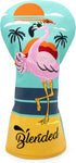 Flamingos Golf Club Covers, Driver Cover, Fairway Wood Headcover, Hybrid Head Cover, Leather Fit for All Brands