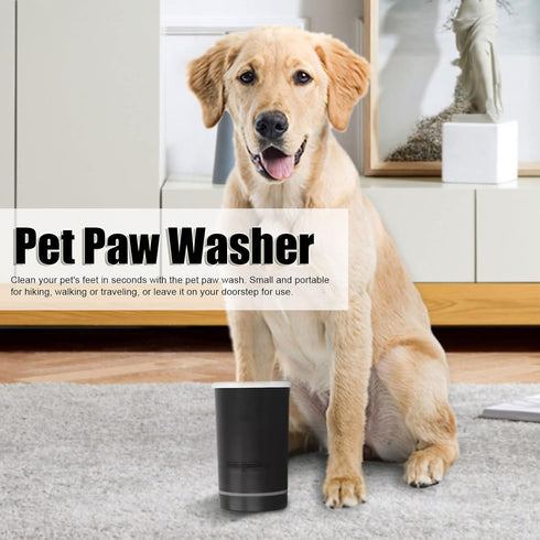 HEEPDD Automatic Dog Washer, USB Rechargeable Soft Brushes, Portable Dog Foot Cleaner for Small Medium Pets