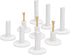 GoSports 9 Pack Rubber Golf Tees - 3x of 1.5 Inch, 2.25 Inch, and 3.5 Inch Tees for Universal Use with Artificial Turf