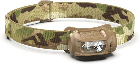 Princeton Tec Remix LED Headlamp (450 Lumens, Multicam with Red LEDs)