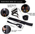 TheFitLife Exercise Resistance Bands with Handles, 5 Fitness Workout Bands, Stackable up to 300 lbs, Training Tubes