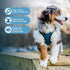 Voyager Step-in Lock Pet Harness, Adjustable All Weather Mesh Harness for Cats and Dogs, Turquoise/Black Trim, L