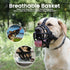 BARKLESS Soft Basket Silicone Dog Muzzle, Breathable Cage Mouth Cover for Training, Prevents Biting and Chewing