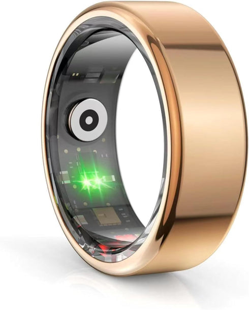 Smart Ring, Universal Wearable Health Monitor with App, Sports Ring with Heart Rate, Sleep Monitor, IP68 Waterproof