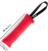 Dingo Gear Tug Toy for Dog Training - Agility Tug of War, French Linen Dog Bumper with Handle, Dog Bite Pillow (11" red